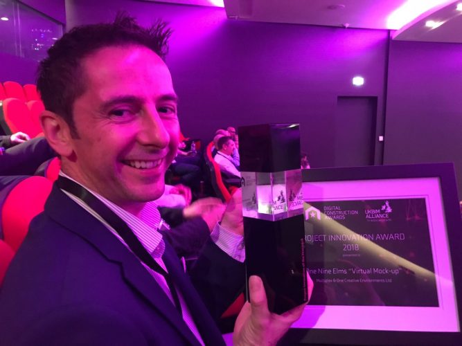 Award win for ONE at Digital Construction Week Digital Construction Week awards