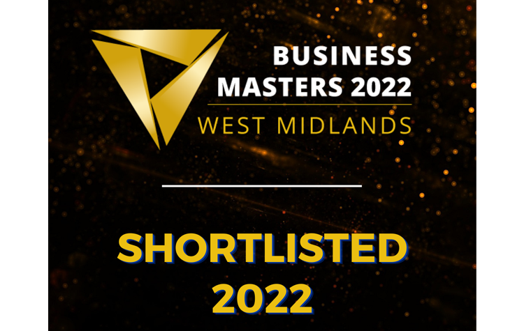 Finalist in the Sustainability and Disruptor categories Business Masters awards - shortlisted