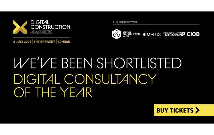 ONE is shortlisted for two Digital Construction Awards Website Digital Consultancy