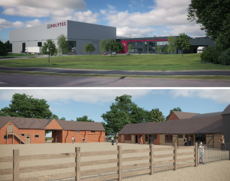 Two planning consents granted on the same day