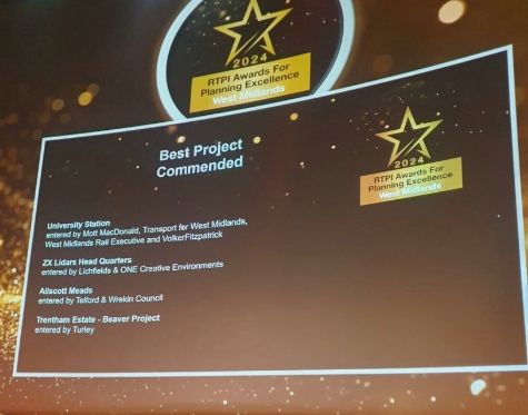 Commended in Best Project Category at RTPI Awards