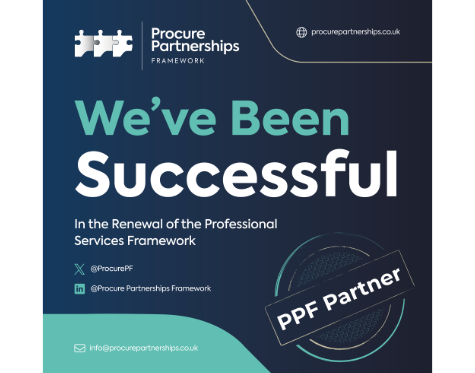 ONE is proud to be reappointed as a Procure Partnership Frameworks Partner